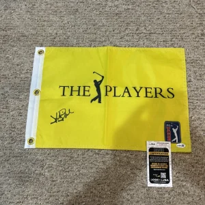 DAVID DUVAL SIGNED AUTOGRAPH THE PLAYERS PIN FLAG JSA COA GOLF GOLFER PGA