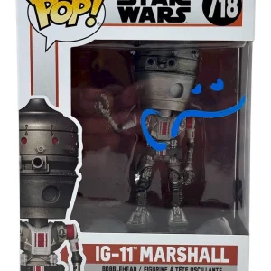 Taika Waititi Signed Star Wars IG-11 Marshall Funko Pop Mandalorian Beckett COA