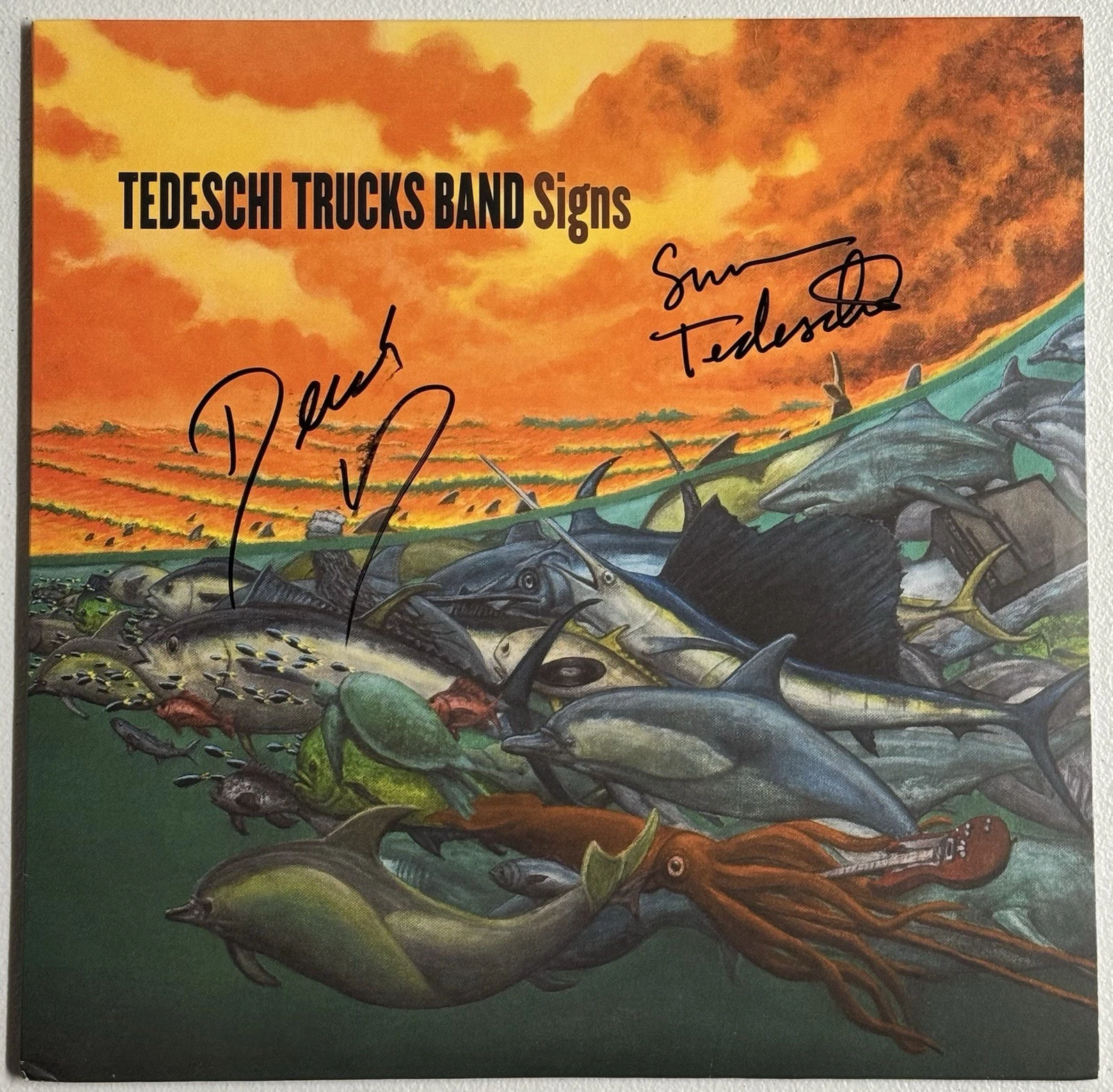 Tedeschi Trucks Band Signed Autographed Signs Vinyl Derek Susan JSA