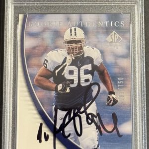 Marcus Spears Signed Autographed 2005 SP Authentic Rookie Card PSA/DNA Slabbed