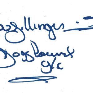 Daz Dillinger SIGNED Index Card COA Autograph Tha Dogg Pound Death Row Records