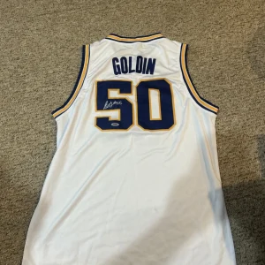 MICHIGAN WOLVERINES- VLADISLAV GOLDIN SIGNED AUTOGRAPH JERSEY PSA COA