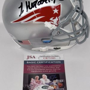 Treveyon Henderson Signed Autographed New England Patriots Mini Helmet JSA COA