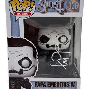 Tobias Forge Ghost Signed Papa Emeritus IV Funko Pop 336 Autograph Beckett COA