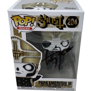 Tobias Forge Signed Ghost Papa Emeritus III Funko Pop Rocks Autograph BAS COA
