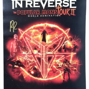 Ronnie Radke of Falling In Reverse SIGNED Monstour II Official Tour Poster COA