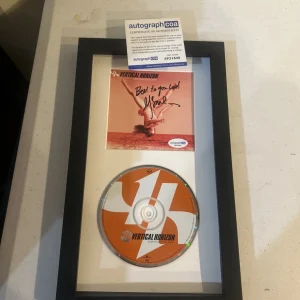 VERTICAL HORIZON MATT SCANNELL SIGNED AUTOGRAPH FRAMED CD DISPLAY ACOA