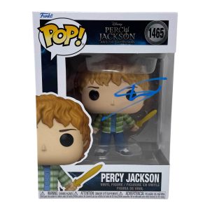Walker Scobell Signed Percy Jackson and The Olympians Funko Pop Autograph ACOA