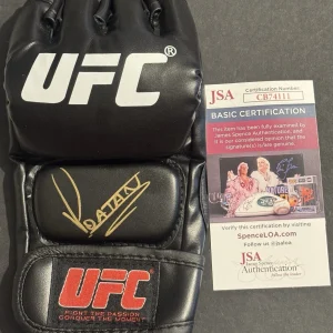 Alex Pereira Signed Autographed UFC Fight Glove JSA COA 2 Division Champ