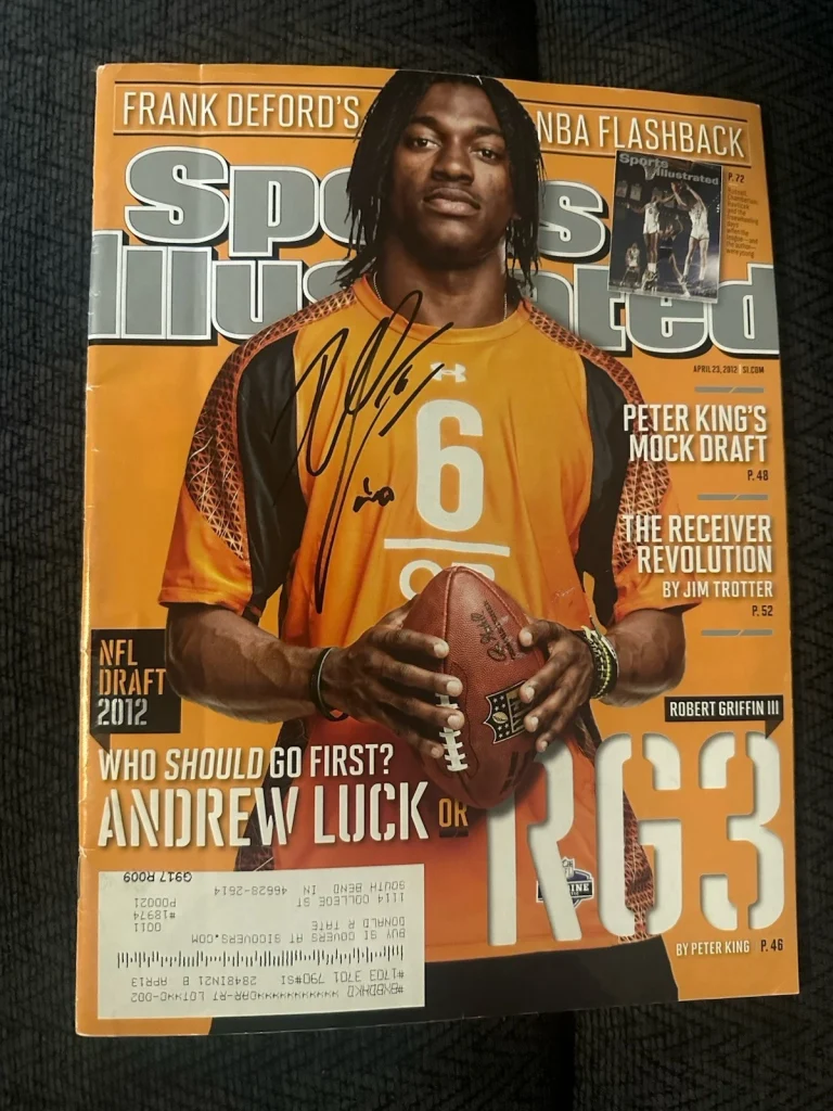 Robert Griffin III Signed Sports Illustrated Magazine Autographed RG3
