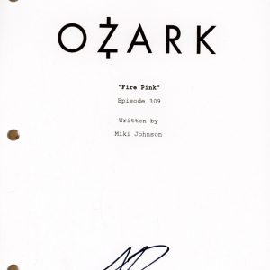 Tom Pelphrey "Ozark" Signed Autograph Episode Script Screenplay 'Ben Davis' ACOA