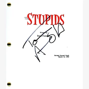 Tom Arnold "The Stupids" Signed Autograph Movie Script Full Screenplay ACOA COA
