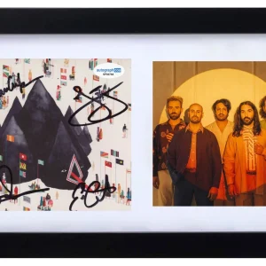 Young The Giant Band Signed Autograph Home of the Stranger CD Cover Framed ACOA