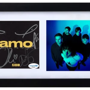 Bring Me the Horizon Signed Autograph Amo CD Framed Oli Sykes Band x5 BMTH ACOA