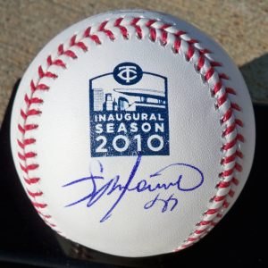 Twins FRANCISCO LIRIANO Signed Auto OMLB Baseball COA