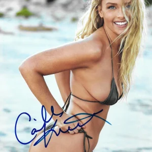 Swimsuit Model CAMILLE KOSTEK Signed Autographed Sports Illustarted Cover Girl 3