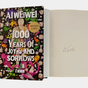 Ai Weiwei Signed 1000 Years of Joys and Sorrows 1st Edition Hardcover Book COA