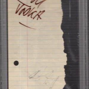 CLIFF BURTON HAND SIGNED CUT SIGNATURE   KIRK+LARS    METALLICA   RARE   JSA/PSA