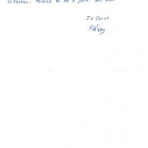 PAT DAY HAND SIGNED+HAND WRITTEN NOTE ON FAN LETTER+COA       GREAT HORSE JOCKEY