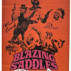 Mel Brooks Signed Autograph Blazing Saddles 11x17 Movie Poster Photo Beckett COA
