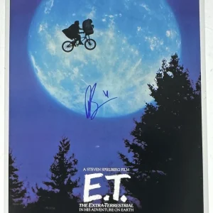 Drew Barrymore Signed Autograph E.T. Extra-Terrestrial 12x18 Movie Poster ET BAS