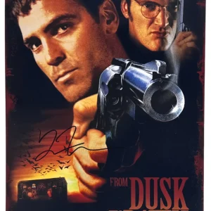 Quentin Tarantino Signed From Dusk Till Dawn 11x17 Poster Photo Autograph BAS