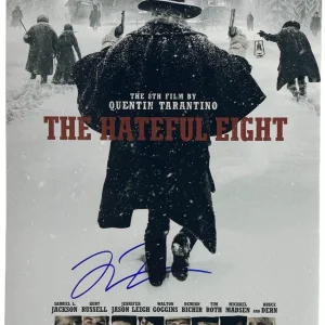 Quentin Tarantino Signed Autograph The Hateful Eight 11x17 Movie Poster BAS COA
