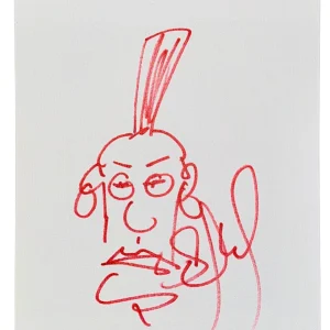 Stefan Lessard Dave Matthews Band Signed Autograph Original Art Sketch 11x14 COA