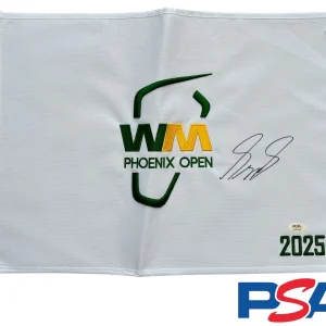 Sepp Straka Signed Autograph 2025 Waste Management WM Phoenix Open Pin Flag PSA
