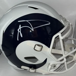 Aaron Donald Signed Autographed Los Angeles Rams AMP Full Size Helmet 3x DPY JSA