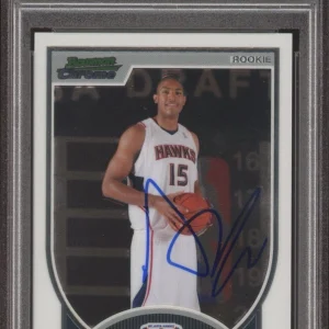 2007 Bowman Chrome #112 AL Horford Signed Rookie Card /2999 Psa GEM MINT 10 AUTO