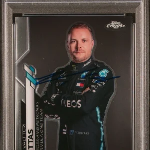 2020 Topps Chrome F1 #2 Valtteri Bottas Rookie Card Auto Psa 8/GEM MINT 10 RC