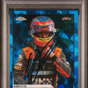 2023 Topps Chrome F1 #41 Oscar Piastri Sapphire Rookie Auto Psa MINT 9/GEM 10 RC