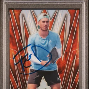 2024 Leaf Pickleball Federico Staksrud Fire Prismatic Rookie /30 Psa GEM 10 AUTO