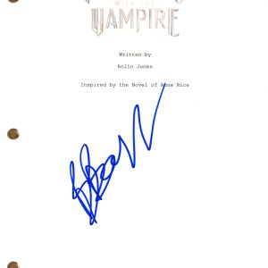 Bailey Bass "Interview With The Vampire" Signed Autograph TV Pilot Script ACOA