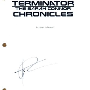 Thomas Dekker 'Terminator: The Sarah Connor Chronicles' Signed Pilot Script ACOA