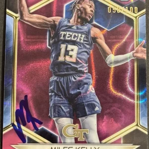 Miles Kelly Signed 2024 Bowman’s Best U Rookie Card Auburn Tigers Beckett COA