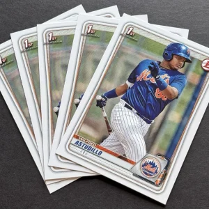 Lot of (5) WILFRED ASTUDILLO 1st 2020 Bowman Paper Prospects NY METS Rookie RC