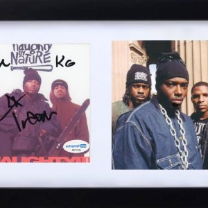 Naughty by Nature Signed Autograph 19 Naughty III CD Cover Framed Hip Hop ACOA
