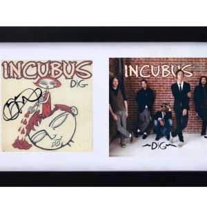 Brandon Boyd INCUBUS Signed Autograph Dig CD Cover Framed Display Beckett COA