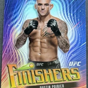 2024 Topps Finest UFC- Dustin Poirier #FIN-5 Finishers Refractor