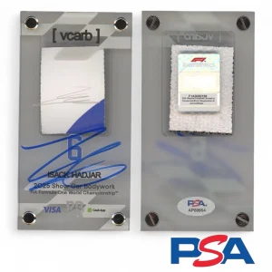 Isack Hadjar Signed 2025 F1 Rookie Season Show Car Bodywork PSA AUTO VCARB #6