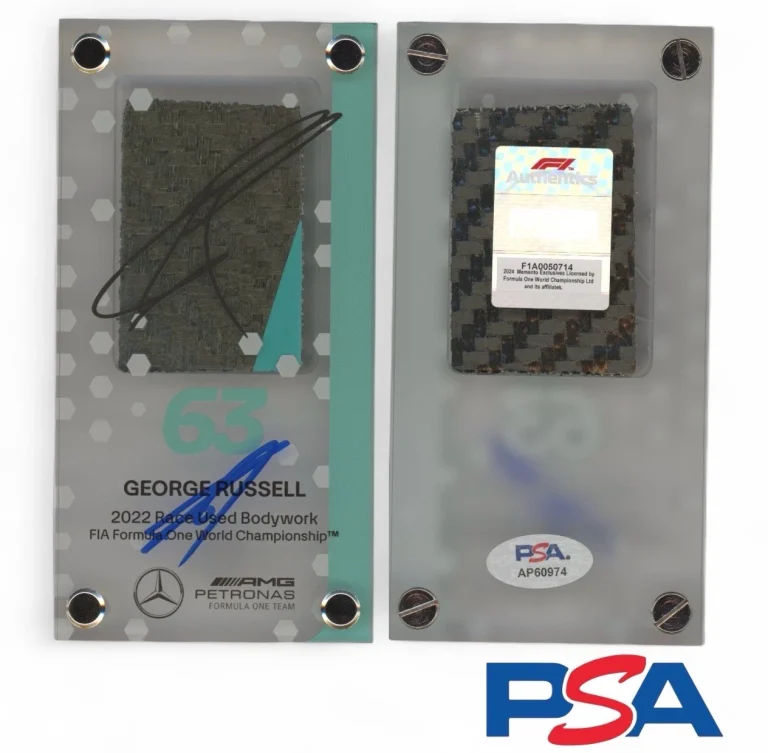 George Russell Signed 2022 F1 Race Used Bodywork #63 W13 Mercedes AMG PSA AUTO