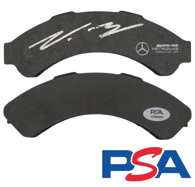 Valtteri Bottas Signed F1 Grand Prix Race Used Break Pad Mercedes AMG PSA AUTO