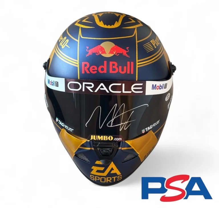 Max Verstappen Signed 2023 World Champion F1 Full Size 1:1 Helmet #1 PSA AUTO