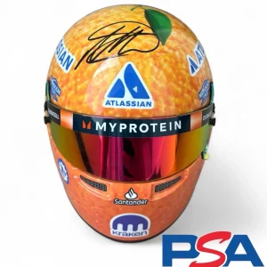 Alex Albon Signed 2025 F1 Miami GP Signed 1:2 Mini Helmet Williams #23 PSA AUTO