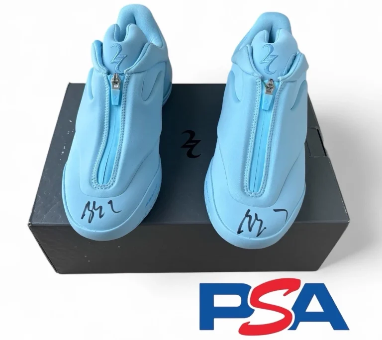 Shai Gilgeous-Alexander Signed Converse 001 Masi Blue Shoes PSA AUTO OKC THUNDER