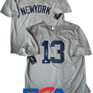Alex Rodriguez Signed Autographed New York Yankees #13 Jersey PSA AUTO