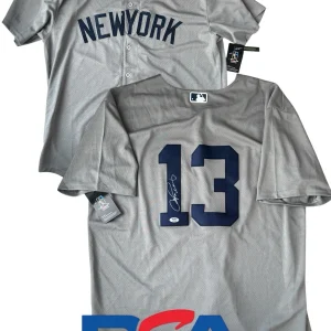 Alex Rodriguez Signed Autographed New York Yankees #13 Jersey PSA AUTO