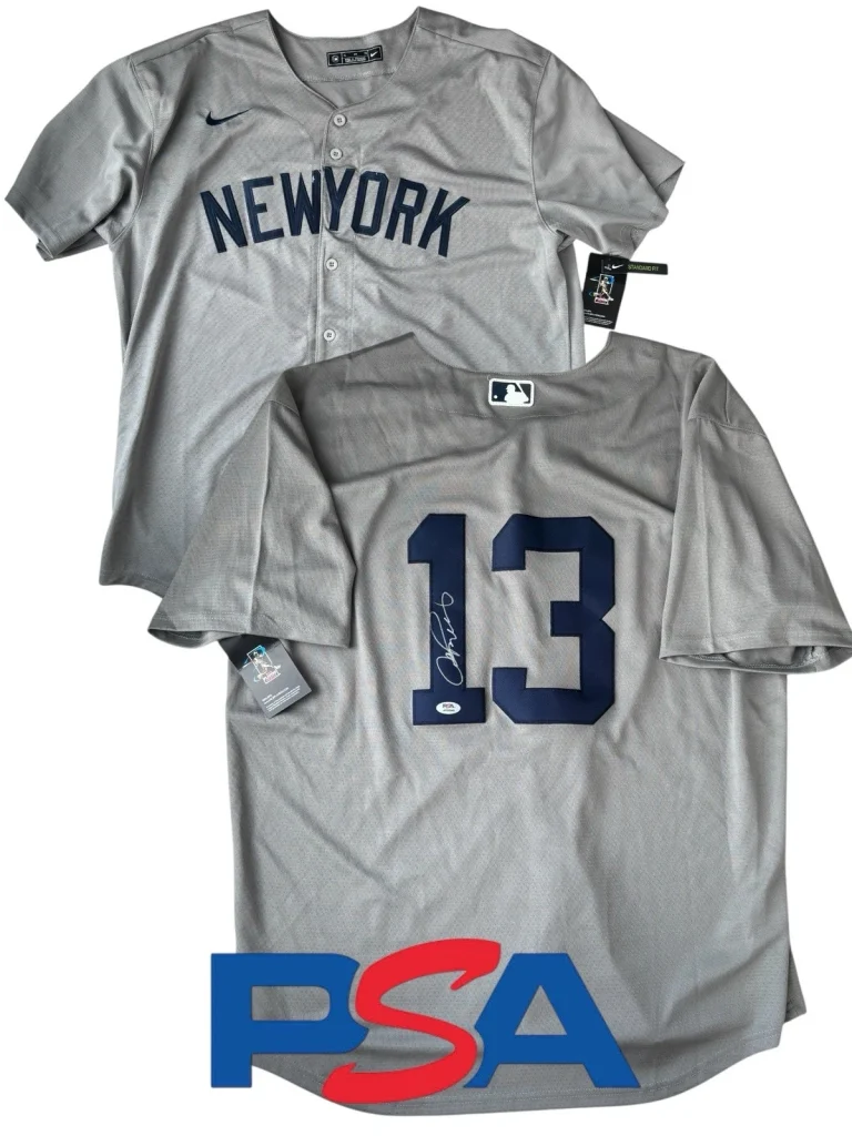 Alex Rodriguez Signed Autographed New York Yankees #13 Jersey PSA AUTO